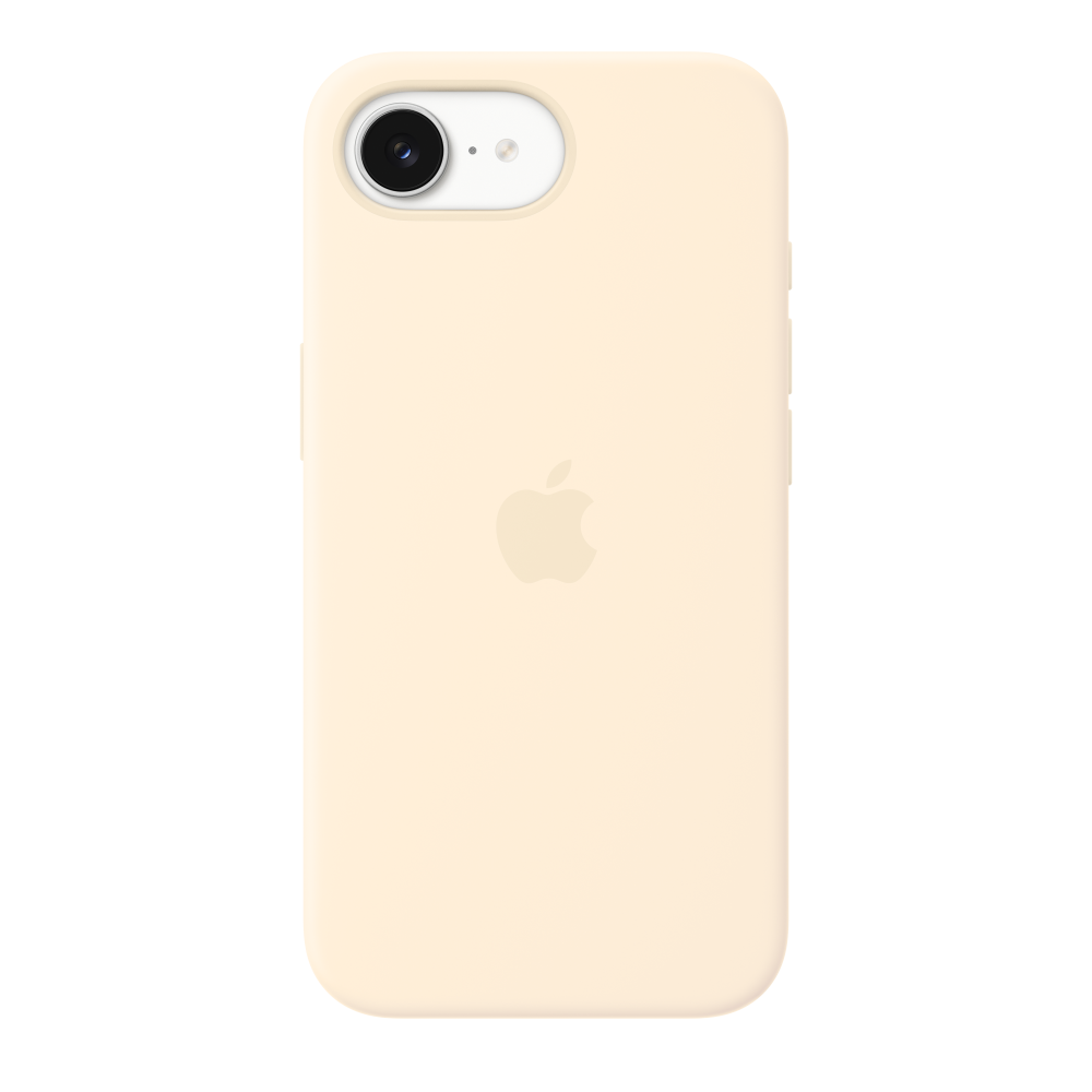 iPhone 17e Silicone Case with MagSafe – Vanilla – MHWG4ZM/A