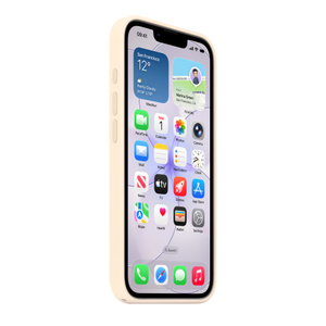 iPhone 17e Silicone Case with MagSafe – Vanilla - Apple (CA)