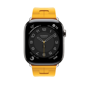 Apple Watch Hermès - 46mm Jaune Kilim Single Tour - Apple (CA)