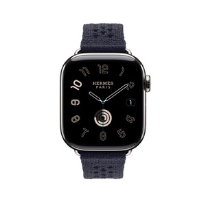 Apple Watch Hermès - 42mmケース用ネオ・トリコ（ブルー・ニュイ