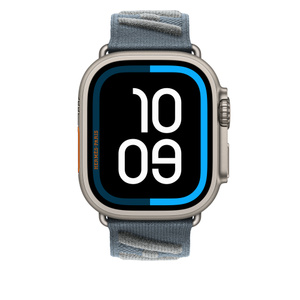 Apple Watch Hermès - 49mm Bleu Gris/Bleu Glacier En Mer