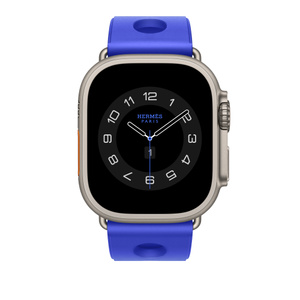 Apple Watch Hermès - 49mm Bleu Néon Scub'H Diving - Apple (CA)
