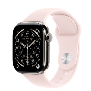 Buy Apple Watch Series 11 GPS + Cellular, 42mm Natural Titanium 