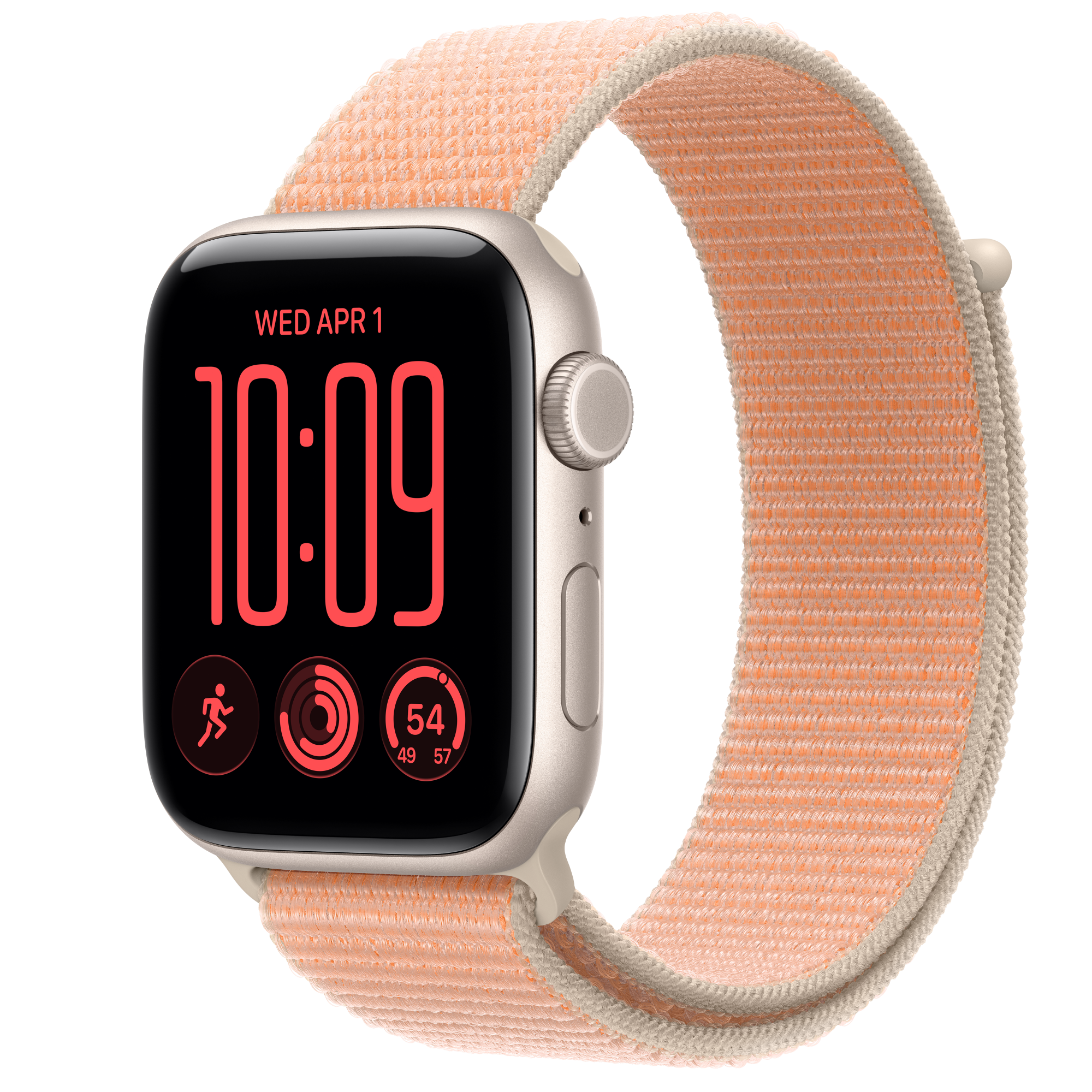 Apple Watch SE 3 (GPS + Cellularモ‍デ‍ル) - 44mmスターライト 