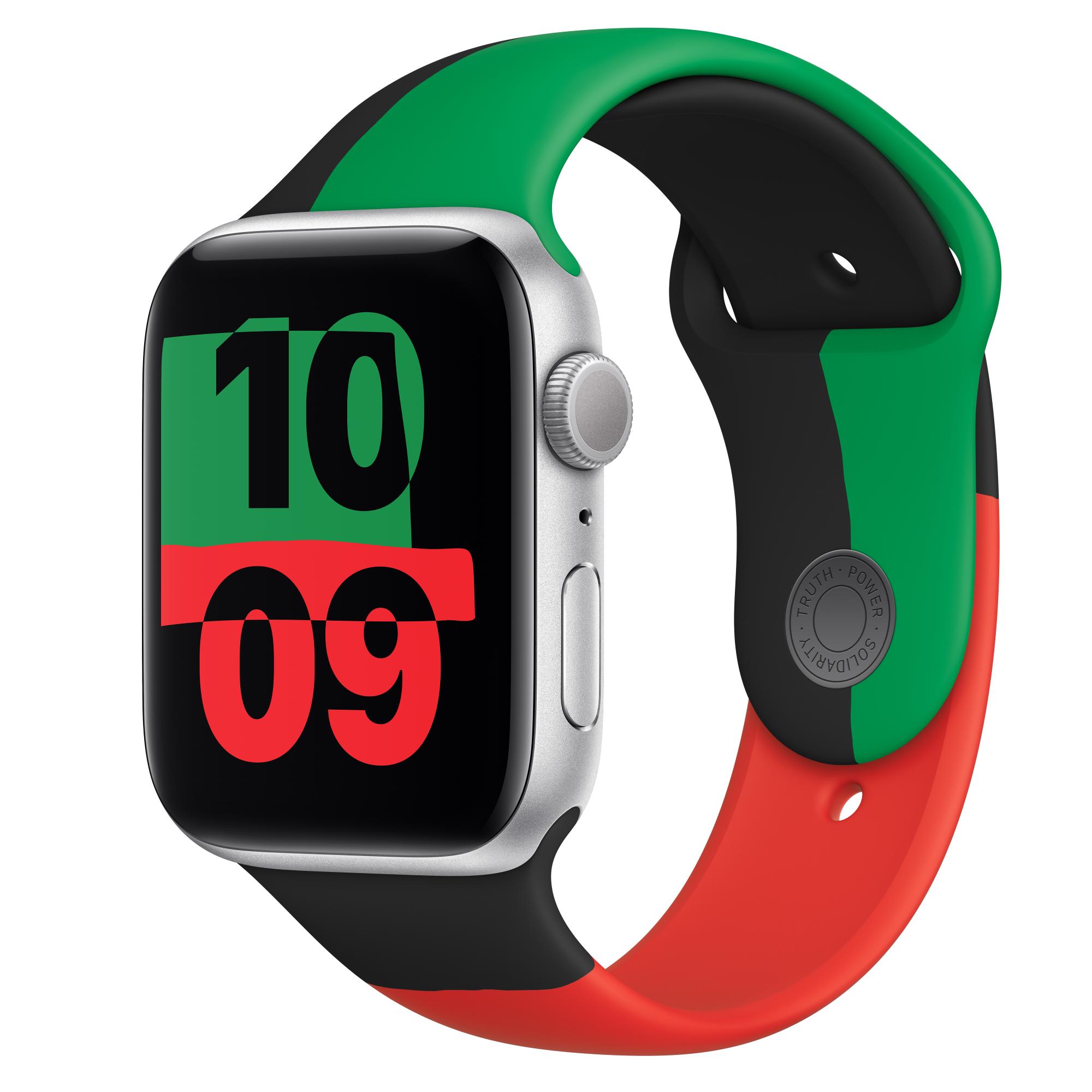 Buy Apple Watch SE GPS, 44mm Silver Aluminum Case with Black Unity 