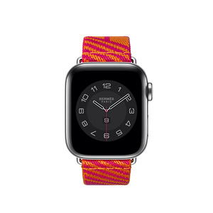 Apple Watch Hermès - 40mm Orange/Rose Mexico Jumping Single
