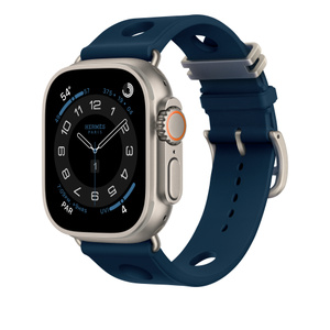 Apple Watch Hermès - 49mm Bleu De Malte Scub'H Diving - Education