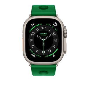 Apple Watch Hermès - 49mm Vert Vertigo Scub'H Diving - Education