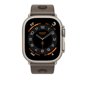 Apple Watch Hermès - 49mm Gris Titane Scub'H Diving - Education