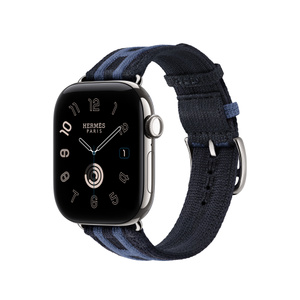 Apple Watch Hermès - 42mm Bleu Nuit/Bleu Brighton Rocabar Club - Apple