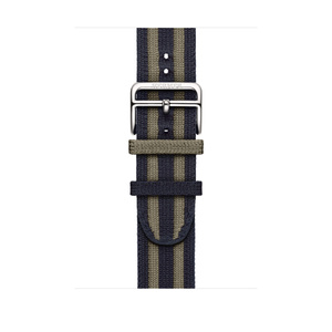 Apple Watch Hermès - 46mm Bleu Nuit/Gris Titane Rocabar Club