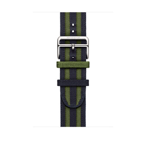 Apple Watch Hermès - 46mm Bleu Nuit/Vert Rocabar Club