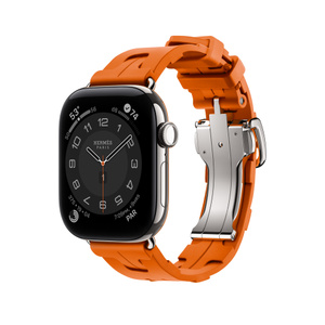Apple Watch Hermès - 42mm Orange Kilim Single Tour - Education - Apple
