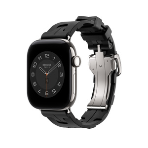 Apple Watch Hermès - 42 mm Simple Tour Noir Kilim - Apple (TR)