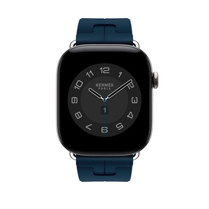 Apple Watch Hermès - 46mm Bleu De Malte Kilim Single Tour - Apple (CA)