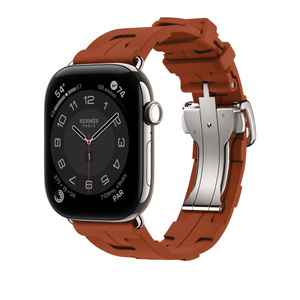 Apple Watch Hermès - 46mm Cuivre Kilim Single Tour - Education - Apple