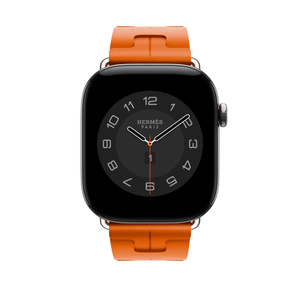 Apple Watch Hermès - 46mmケース用キリム（オレンジ）シンプル