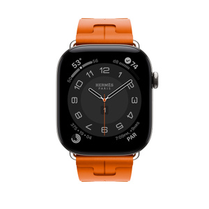 Apple Watch Hermès - 46mm Orange Kilim Single Tour - Education - Apple