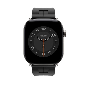 Apple Watch Hermès - 46 mm Simple Tour Noir Kilim - Apple (TR)