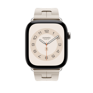 3032 未使用　Apple Watch エルメス　ホワイト　キリム　ラバー Apple Watch Hermès - 46mmケース用キリム（ベトン）シンプルトゥール