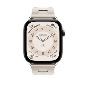 2700 未使用　プレミア　Apple Watch エルメス　ベトン　白　キリム Apple Watch Hermès - 46mm Béton Kilim Single Tour - Apple