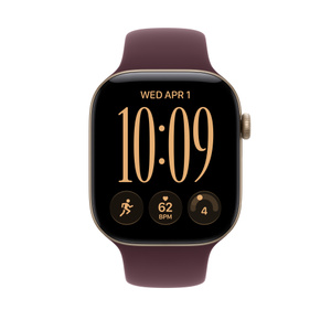 Sport Band, burgundy color (dark red), rubber material