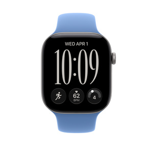 Sport Band, wildflower blue color (light blue), rubber material