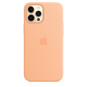 Capa de silicone com MagSafe para iPhone 12 Pro Max