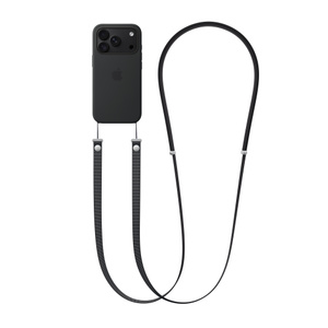 新品未開封 黒 iPhone Crossbody Strap Crossbody Strap – Black - Apple
