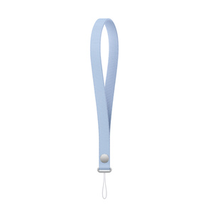Wrist Strap, crisp blue color (light blue), a single strap with a connector at the end