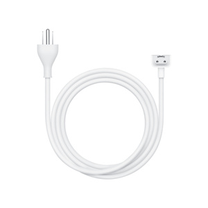 Câble de rallonge pour adaptateur d’alimentation, blanc, connecteur pour prise, connecteur pour adaptateur USB-C, câble enroulé