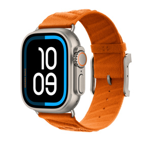 Apple Watch Hermès - 49mmケース用アンメール（オレンジ） - Apple