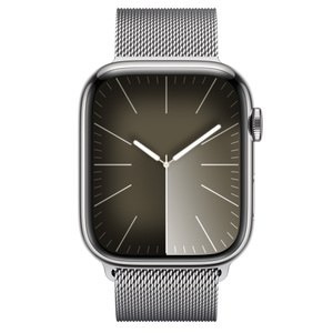Apple Watch Series 9 (GPS + Cellularモ‍デ‍ル) - 45mmシルバー 
