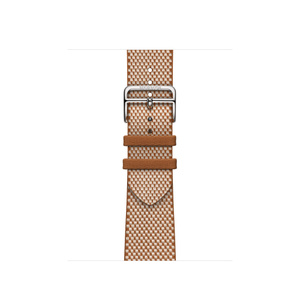 Apple Watch Hermès - 42mm Gold/Écru Toile H Single Tour
