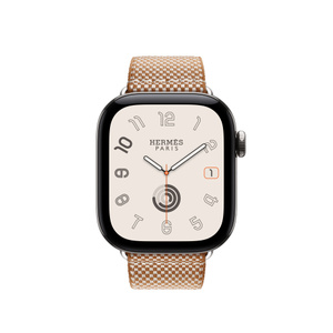 Apple Watch Hermès - 42mm Gold/Écru Toile H Single Tour