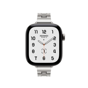 Apple Watch Hermès - 42mm Satiné Grand H Fin - Small - Education