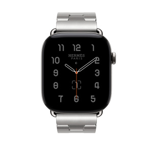 3033 ①新品未使用　Apple Watch エルメス　グランH 46㎜用コマ Apple Watch Hermès - 46mmケース用グランH（サティネ）- S - Apple
