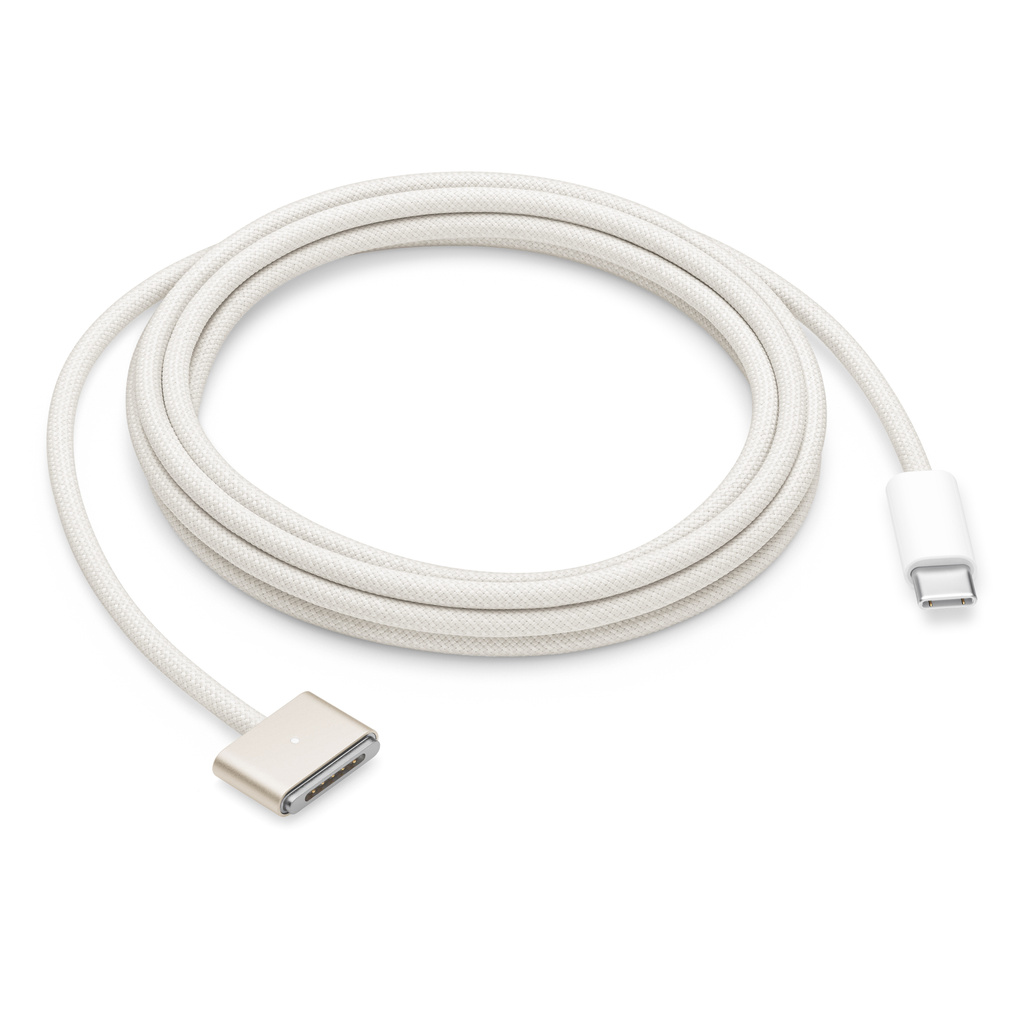 Apple USB-C - MagSafe 3ケーブル（2 m）- スターライト