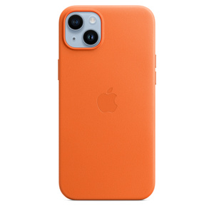 iPhone 14 Plus Leather Case with MagSafe - Orange – MPPF3ZM/A