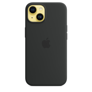 MagSafe対応iPhone 14シリコーンケース - ミッドナイト - Apple（日本）