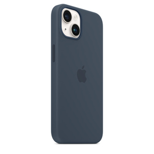 MagSafe対応iPhone 14シリコーンケース - ストームブルー - Apple（日本）