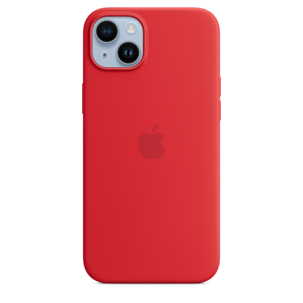 Apple MagSafe対応iPhone 14 Plusシリコーンケース - (PRODUCT)RED