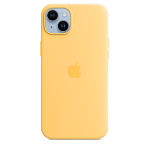 iPhone 14 Plus Silicone Case with MagSafe - Sunglow – MPTD3ZM/A