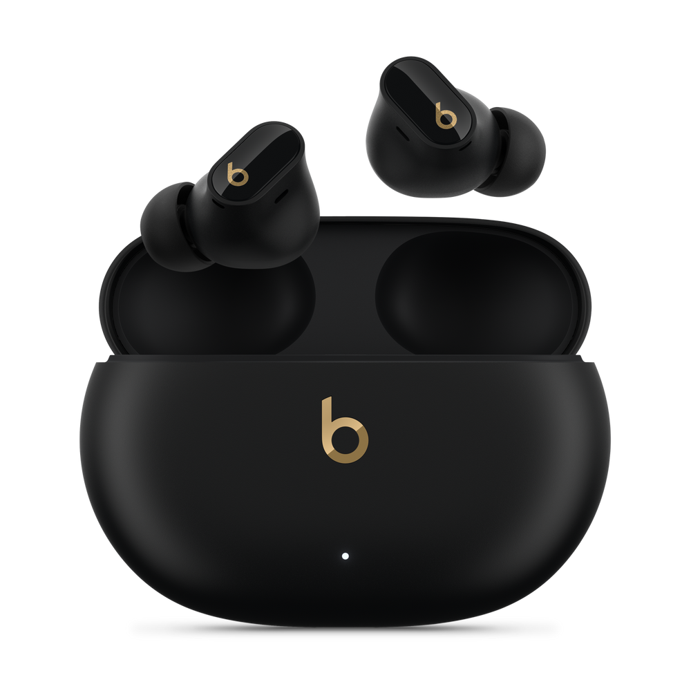 Beats Studio Buds + - True Wireless Noise Cancelling Earbuds - Black / Gold – MQLH3ZM/A