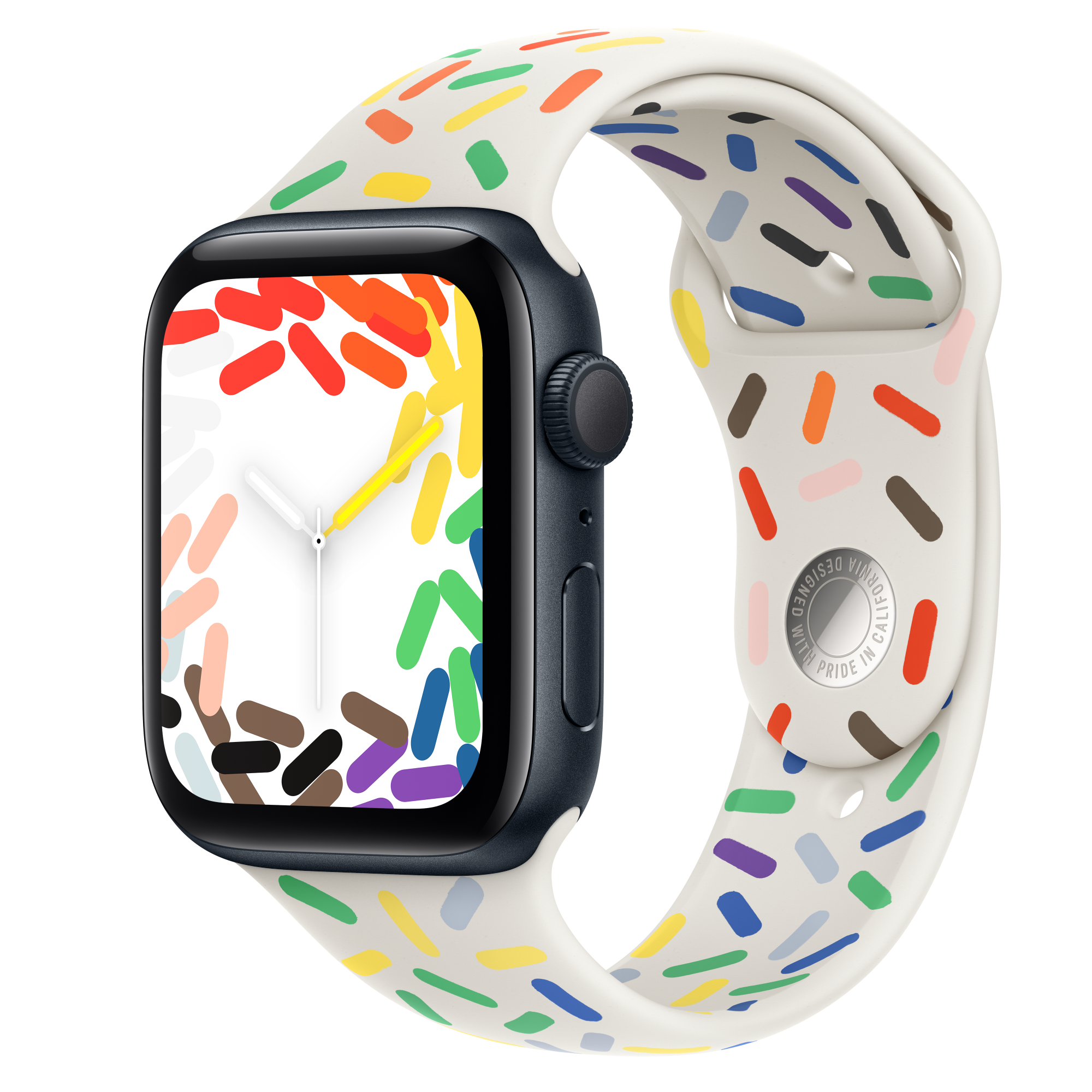 Apple Watch SE (GPSモデル) - 44mmミッドナイトアルミニウムケースと  