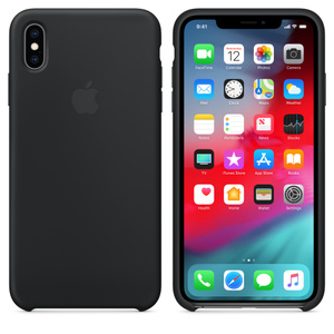 iPhone XS Max Silicone Case Black Education Apple