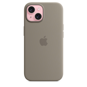 iPhone 15 Silicone Case with MagSafe - Clay - Apple