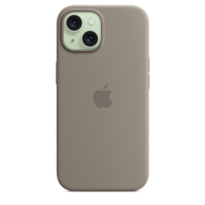 iPhone 15 Silicone Case with MagSafe - Clay - Apple