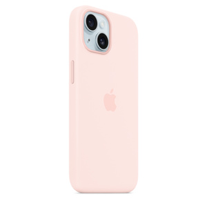 MagSafe対応iPhone 15シリコーンケース - ライトピンク - Apple（日本）