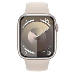 Apple Watch Series 9 (GPSモデル) - 45mmスターライトアルミニウム 